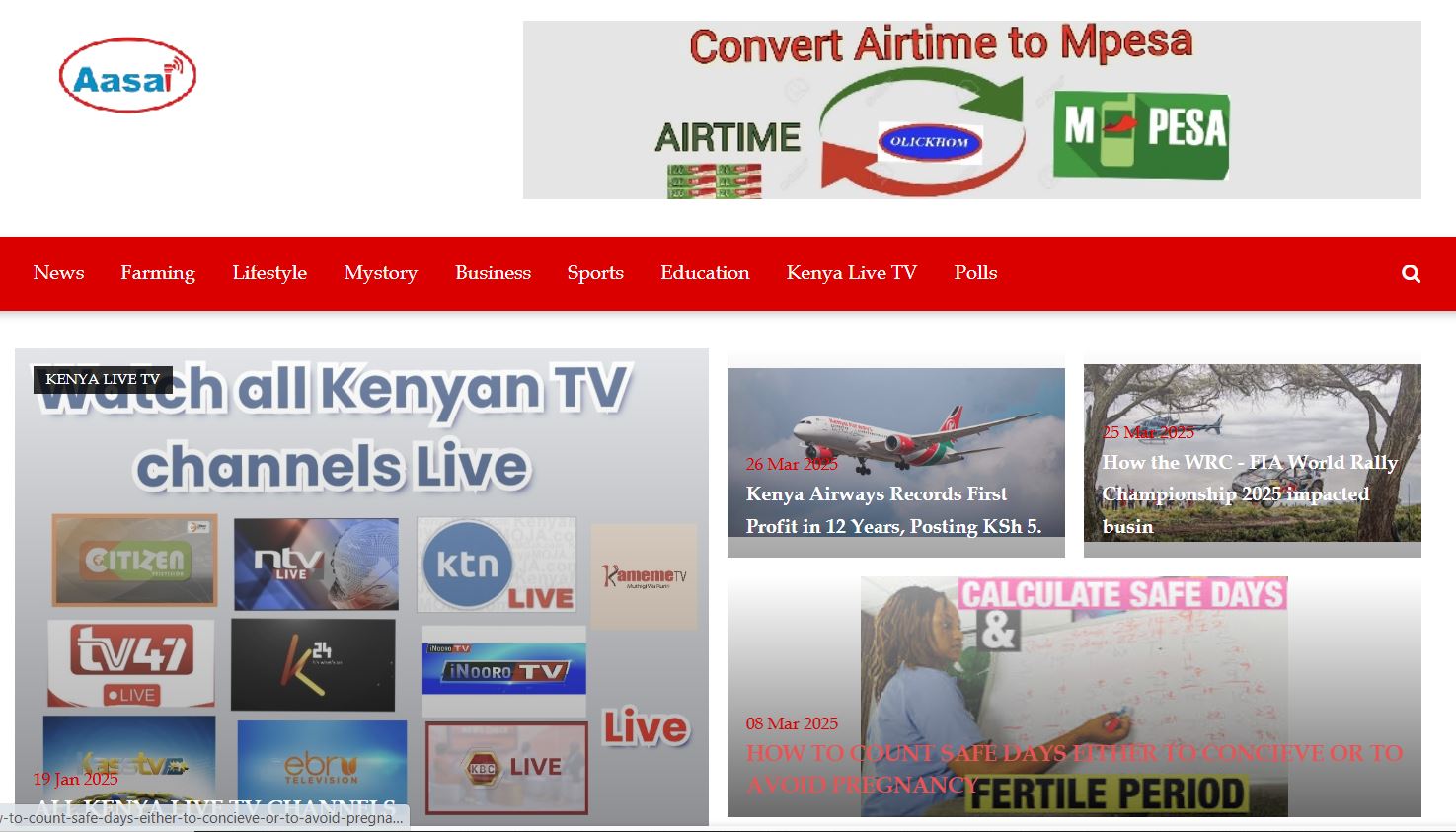 Aasai TV Kenya