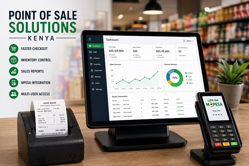 Point of sale solutions for businesses in Kenya